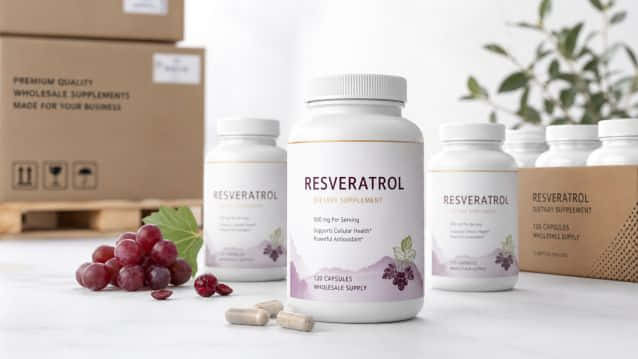 Wholesale Resveratrol and antioxidant dietary supplements
