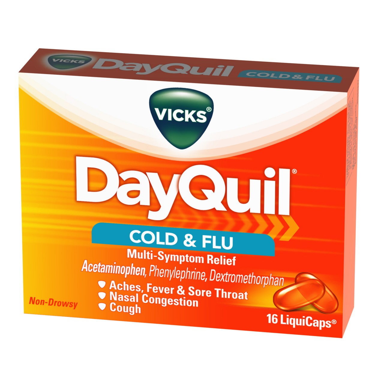 Dayquil Liquicap 16 Count.