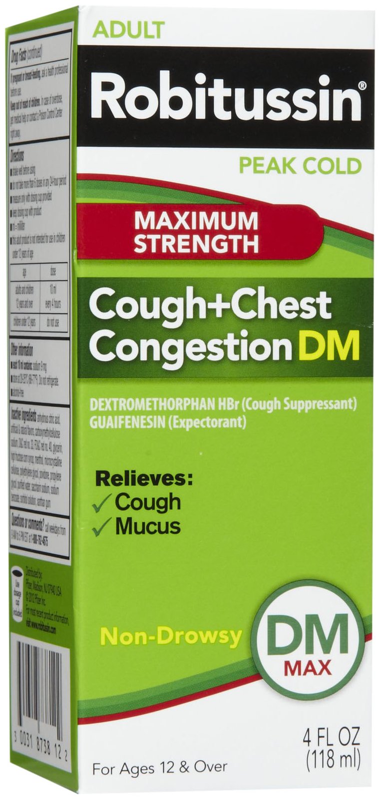Wholesale Robitussin Cough & Cold Max. Stength Dm  4 Oz
